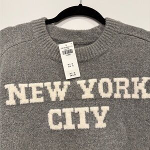 Abercrombie & Fitch Gray New York City Sweater